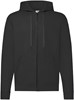 Fruit Of The Loom F401N Classic Hooded Sweat Jacket - Black - S afbeelding