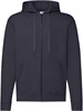 Fruit Of The Loom F401N Classic Hooded Sweat Jacket - Deep Navy - S afbeelding