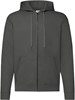 Fruit Of The Loom F401N Classic Hooded Sweat Jacket - Light Graphite (Solid) - M afbeelding
