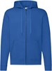 Fruit Of The Loom F401N Classic Hooded Sweat Jacket - Royal Blue - L afbeelding