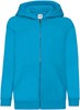 Fruit Of The Loom F401NK Kids´ Classic Hooded Sweat Jacket - Azure Blue - 140 afbeelding