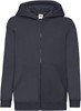 Fruit Of The Loom F401NK Kids´ Classic Hooded Sweat Jacket - Deep Navy - 164 afbeelding