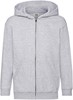 Fruit Of The Loom F401NK Kids´ Classic Hooded Sweat Jacket - Heather Grey - 140 afbeelding