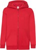 Fruit Of The Loom F401NK Kids´ Classic Hooded Sweat Jacket - Red - 140 afbeelding