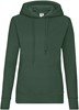 Fruit Of The Loom F409 Ladies´ Classic Hooded Sweat - Bottle Green - S afbeelding