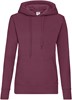 Fruit Of The Loom F409 Ladies´ Classic Hooded Sweat - Burgundy - L afbeelding