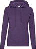 Fruit Of The Loom F409 Ladies´ Classic Hooded Sweat - Purple - XL afbeelding