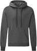Fruit Of The Loom F421 Classic Hooded Sweat - Dark Heather Grey - XXL afbeelding
