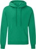 Fruit Of The Loom F421 Classic Hooded Sweat - Heather Green - S afbeelding