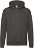 Fruit Of The Loom F421N Premium Hooded Sweat - Charcoal (Solid) - S afbeelding