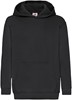 Fruit Of The Loom F421NK Kids´ Classic Hooded Sweat - Black - 152 afbeelding