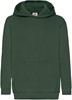 Fruit Of The Loom F421NK Kids´ Classic Hooded Sweat - Bottle Green - 116 afbeelding