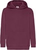 Fruit Of The Loom F421NK Kids´ Classic Hooded Sweat - Burgundy - 140 afbeelding