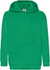 Fruit Of The Loom F421NK Kids´ Classic Hooded Sweat - Kelly Green - 164 afbeelding