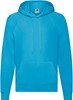 Fruit Of The Loom F430 Lightweight Hooded Sweat - Azure Blue - L afbeelding