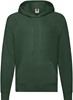 Fruit Of The Loom F430 Lightweight Hooded Sweat - Bottle Green - L afbeelding