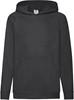 Fruit Of The Loom F430K Kids´ Lightweight Hooded Sweat - Black - 116 afbeelding