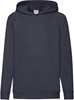 Fruit Of The Loom F430K Kids´ Lightweight Hooded Sweat - Deep Navy - 140 afbeelding