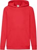 Fruit Of The Loom F430K Kids´ Lightweight Hooded Sweat - Red - 140 afbeelding