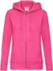 Fruit Of The Loom F440N Ladies´ Premium Hooded Sweat Jacket - Fuchsia - XL afbeelding