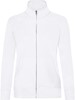 Fruit Of The Loom F442N Ladies´ Premium Sweat Jacket - White - XXL afbeelding
