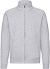 Fruit Of The Loom F457 Premium Sweat Jacket - Heather Grey - XL afbeelding