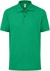 Fruit Of The Loom F502K Kids´ 65/35 Polo - Heather Green - 164 afbeelding