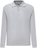 Fruit Of The Loom F504K Kids´ Long Sleeve 65/35 Polo - Heather Grey - 140 afbeelding