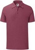 Fruit Of The Loom F512 Iconic Polo - Heather Burgundy - XL afbeelding