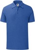Fruit Of The Loom F512 Iconic Polo - Heather Royal - XL afbeelding