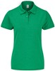 Fruit Of The Loom F517 Ladies´ 65/35 Polo - Heather Green - M afbeelding
