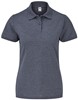 Fruit Of The Loom F517 Ladies´ 65/35 Polo - Heather Navy - XL afbeelding