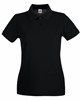 Fruit Of The Loom F520 Ladies´ Premium Polo - Black - XS afbeelding