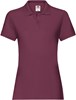 Fruit Of The Loom F520 Ladies´ Premium Polo - Burgundy - XXL afbeelding