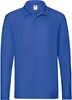Fruit Of The Loom F541N Premium Long Sleeve Polo - Royal Blue - XL afbeelding