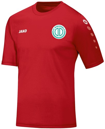 FC Dinxperlo Shirt Team Korte Mouwen Rood Heren
