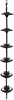 Flexfit FF008 CapRack 18 System - Black - One Size afbeelding