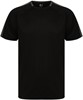 Finden+Hales FH290 Unisex Team T-Shirt - Black/Gunmetal Grey - XS afbeelding