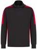 Finden+Hales FH341 Adult's Team Hoodie - Black/Red - XXL afbeelding
