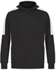 Finden+Hales FH341 Adult's Team Hoodie - Black/White - XS afbeelding