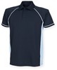 Finden+Hales FH370 Men´s Piped Performance Polo - Navy/Sky/White - L afbeelding