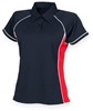 Finden+Hales FH371 Ladies´ Piped Performance Polo - Navy/Red/White - S afbeelding