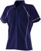 Finden+Hales FH371 Ladies´ Piped Performance Polo - Navy/White - XXL afbeelding
