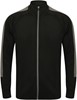 Finden+Hales FH871 Adults Knitted Tracksuit Top - Black/Gunmetal Grey - M afbeelding
