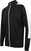 Finden+Hales FH871 Adults Knitted Tracksuit Top - Black/White - XS afbeelding 1