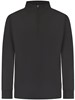 Finden+Hales FH874 Adults 1/4 Zip Tracksuit Top - Black - XXL afbeelding
