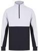 Finden+Hales FH874 Adults 1/4 Zip Tracksuit Top - Navy/White - XL afbeelding