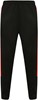 Finden+Hales FH881 Adults Knitted Tracksuit Pants - Black/Red - XXL afbeelding