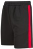 Adults Knitted Shorts met ritszakken Black/Red - M