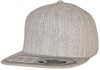Flexfit FX110 110 Fitted Snapback - Heather Grey - One Size afbeelding